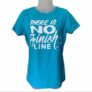 Nike Blue Short Sleeve Tee with White Print